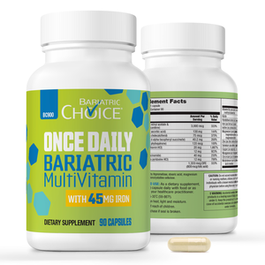 Once Daily Bariatric MultiVitamin with 45mg Iron, (90ct)